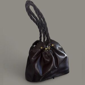 Relic Black Leather Handbag